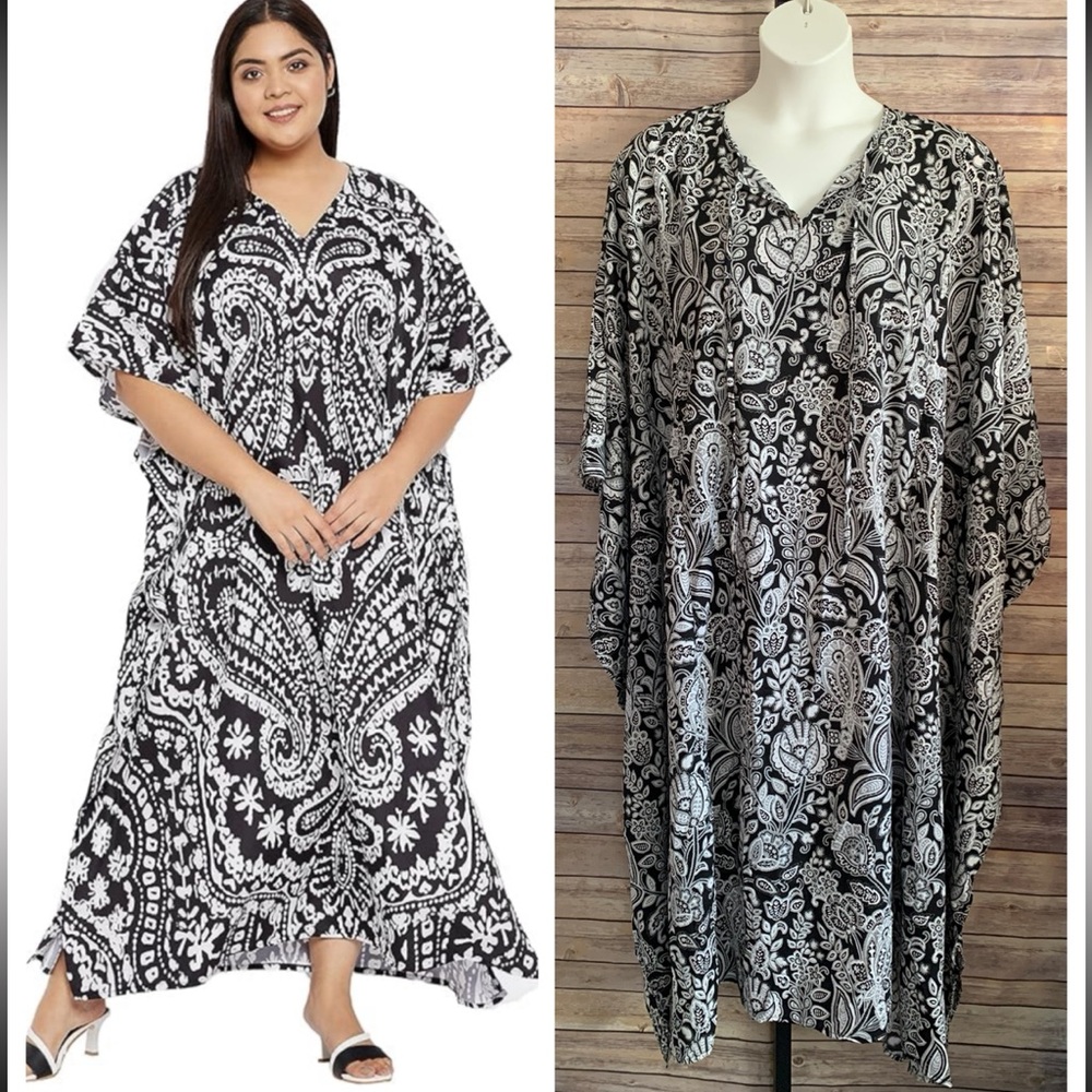 Roaman’s Paisley kimono dress - Size 14/16